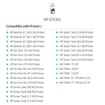HP GT35XL COMPATIBLE PRINTERS LIST