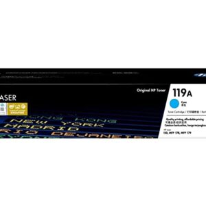HP 119A Cyan Original Laser Toner Cartridge W2091A