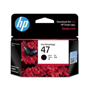 HP 47 Black Original Ink Cartridge - 6ZD21AA