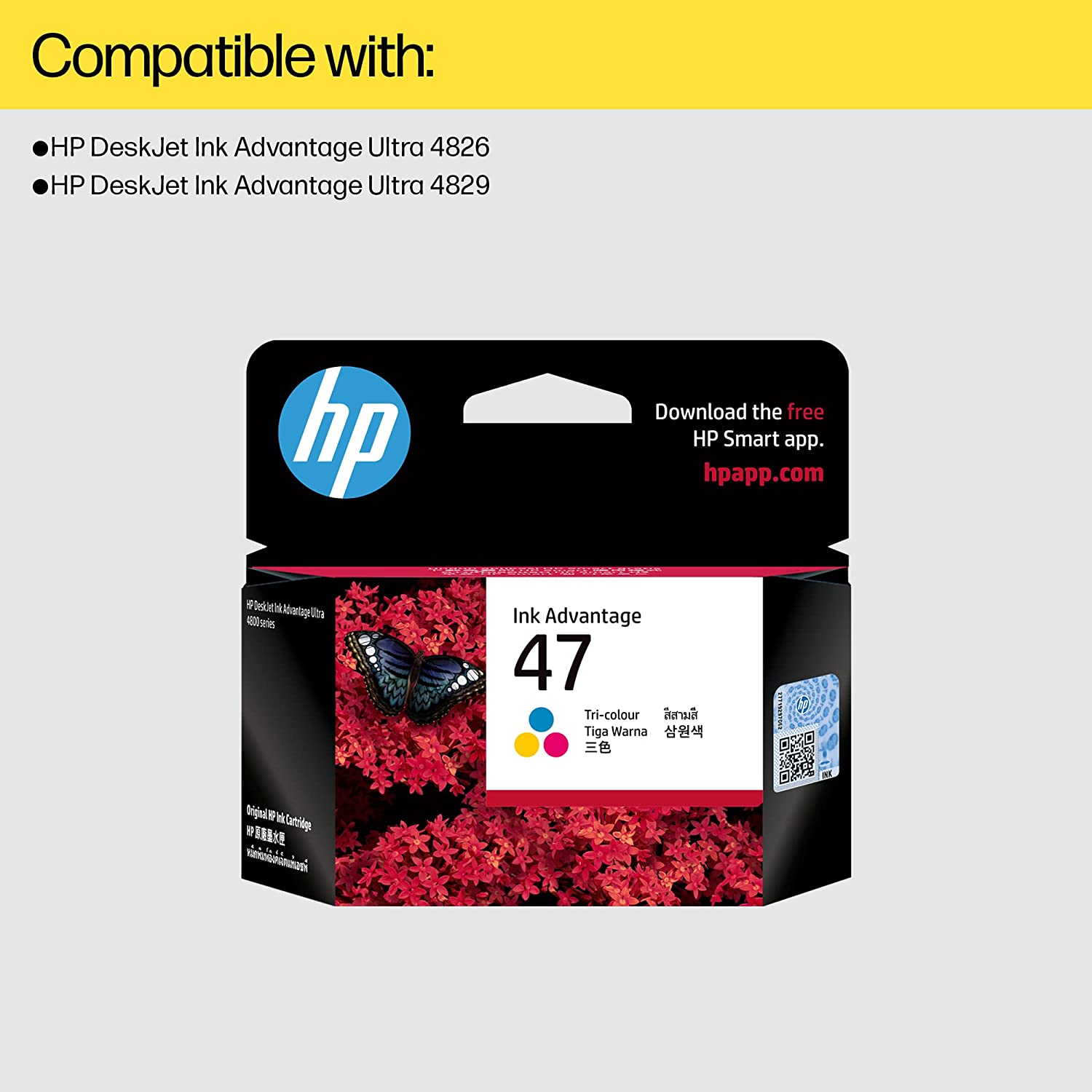 6ZD61AA HP 47 Tri-Color Ink Cartridge