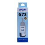 Epson 673 Light Cyan Original Ink Bottle T6735