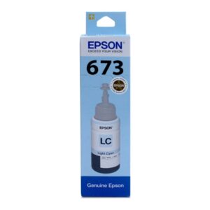 Epson 673 Light Cyan Original Ink Bottle T6735