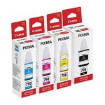 Canon Pixma GI-790 Original Ink Bottle Set of Four (B/C/Y/M)