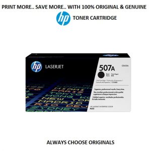 HP 507A Black Original LaserJet Toner Cartridge CE400A