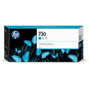 HP 730 300-ml Original Cyan DesignJet Ink Cartridge P2V68A