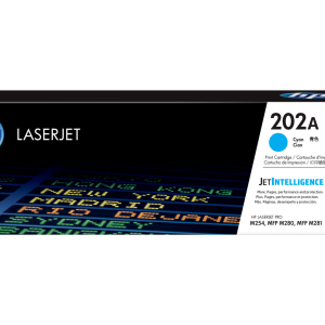 HP 202A Cyan Original LaserJet Toner Cartridge CF501A
