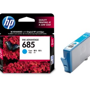 HP 685 Cyan Original Ink Advantage Cartridge CZ122AA