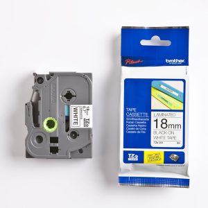 Brother TZe-241 Black on White 18mm Label Tape