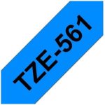 Brother Tze-561 Black on Blue 36mm Label Tape