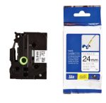 Brother Tze-FX251 Label Tape, 24mm Black on White