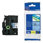 Brother Tze-561 Black on Blue 36mm Label Tape