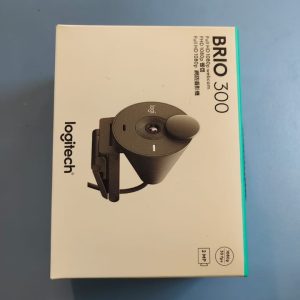 Logitech Brio 300 Full HD Webcam – 1080p, Privacy Shutter, USB-C, Auto Light, Noise Reduction Mic