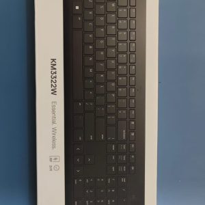 Dell KM3322W Wireless Keyboard & Mouse Combo – Full-Size, Spill-Resistant, Long Battery, Secure Encryption