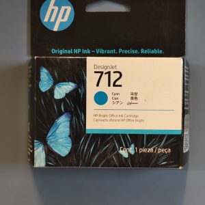 HP 712 Cyan DesignJet Ink Cartridge (3ED67A)