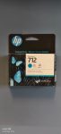 HP 712 Cyan DesignJet Ink Cartridge (3ED67A)