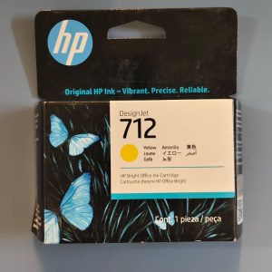 HP 712 Yellow DesignJet Ink Cartridge (3ED69A)