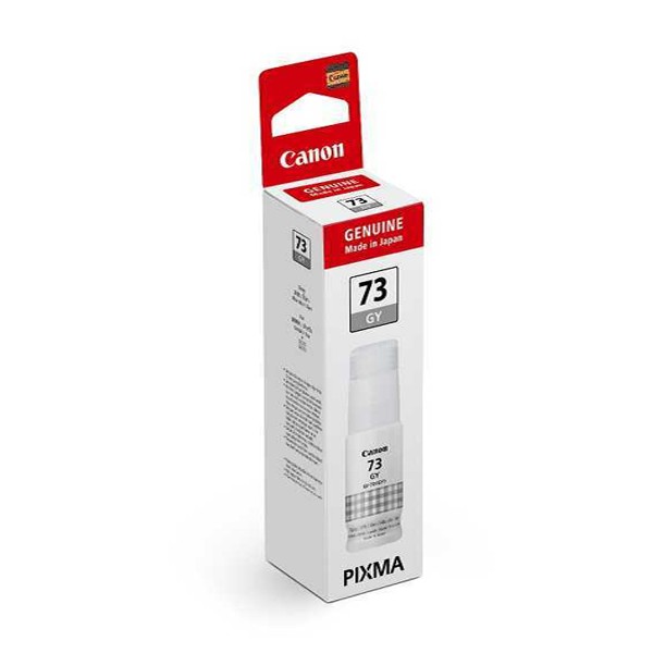 Canon 73 Gray (GY) Ink Bottle GI-73GY 60ml – High Yield Refill for Pixma G570, G670, G550, G650, G620