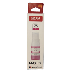 Canon 75 Magenta Ink Bottle GI-75M 40ml – High Yield, Pixma Compatible