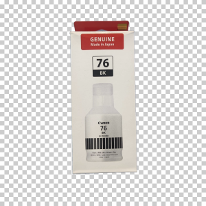 Canon 76 Black Ink Bottle GI-76BK – High Yield Pigment Ink for Maxify GX & Pixma GX Series Printers