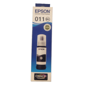 Epson 011 Black Ink Bottle – 70ml, High Yield, Genuine Ink for EcoTank Printers