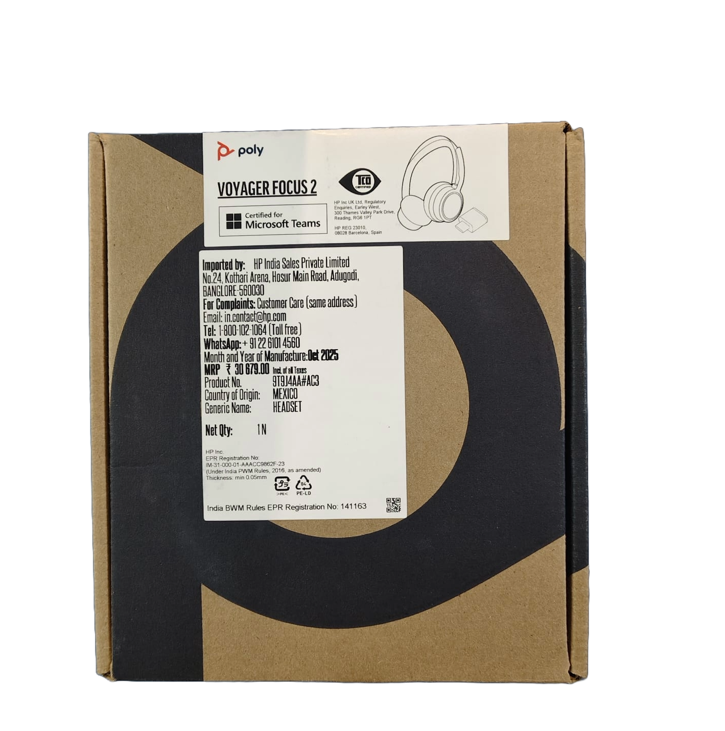 Poly Voyager Focus 2 Headset | ANC Business Headset