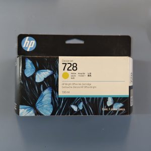 HP 728 Yellow Ink Cartridge 130ml | Original HP
