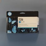 HP 728 Cyan Ink Cartridge 130ml | Original HP