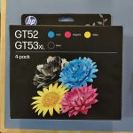 HP GT52/GT53XL Ink Bottle Combo 4-Pack (1P)D31JMAA